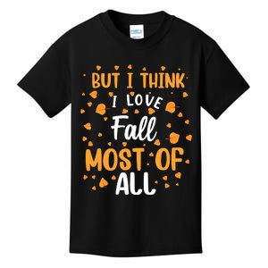 Autumn Love Fall Season Graphic Kids T-Shirt