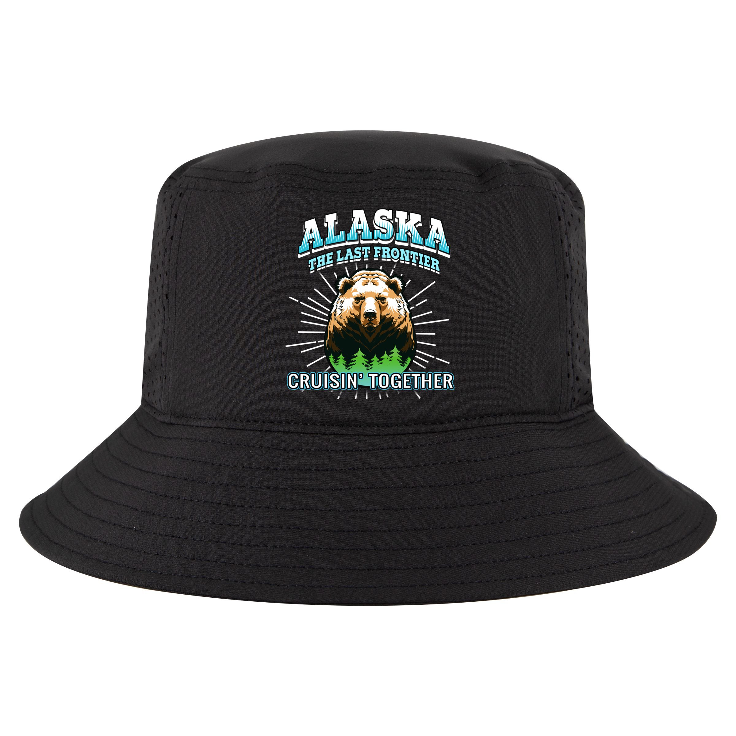 Alaska Last Frontier Family Group Trip Cruisin Together Cool Gift Cool Comfort Performance Bucket Hat