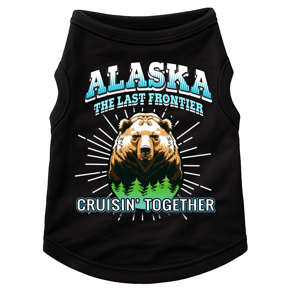 Alaska Last Frontier Family Group Trip Cruisin Together Cool Gift Doggie Tank
