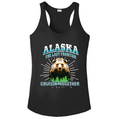 Alaska Last Frontier Family Group Trip Cruisin Together Cool Gift Ladies PosiCharge Competitor Racerback Tank