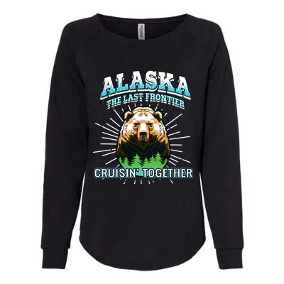 Alaska Last Frontier Family Group Trip Cruisin Together Cool Gift Womens California Wash Sweatshirt