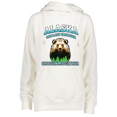 Alaska Last Frontier Family Group Trip Cruisin Together Cool Gift Womens Funnel Neck Pullover Hood