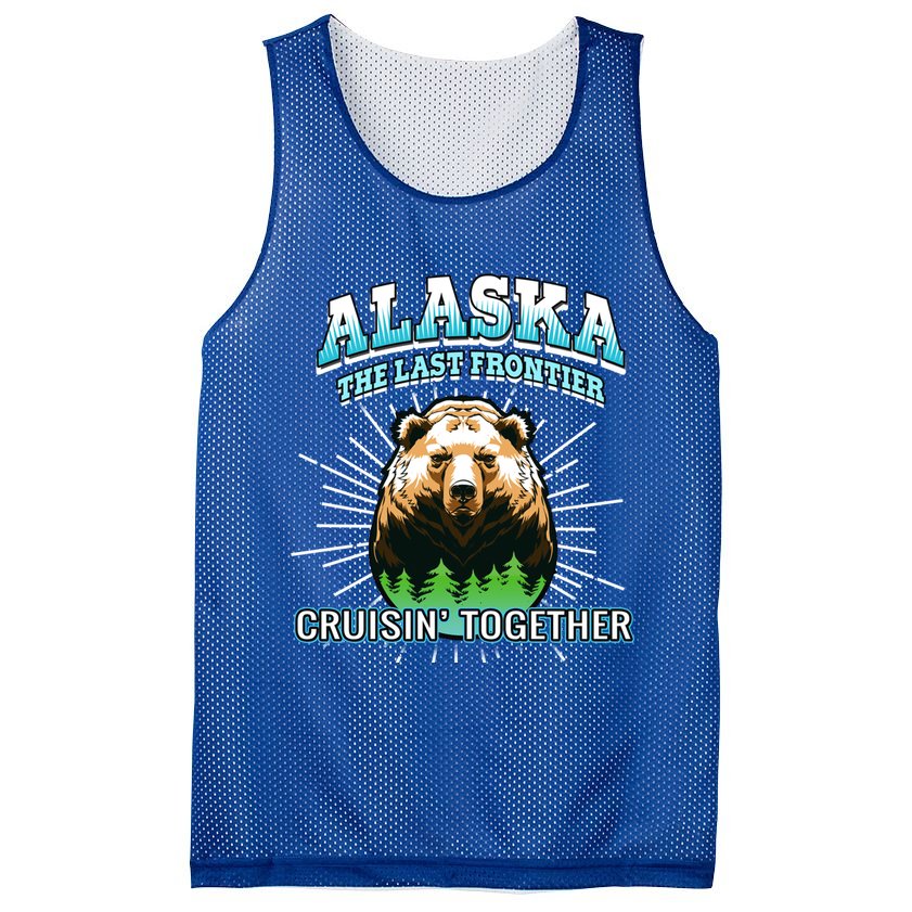 Alaska Last Frontier Family Group Trip Cruisin Together Cool Gift Mesh Reversible Basketball Jersey Tank