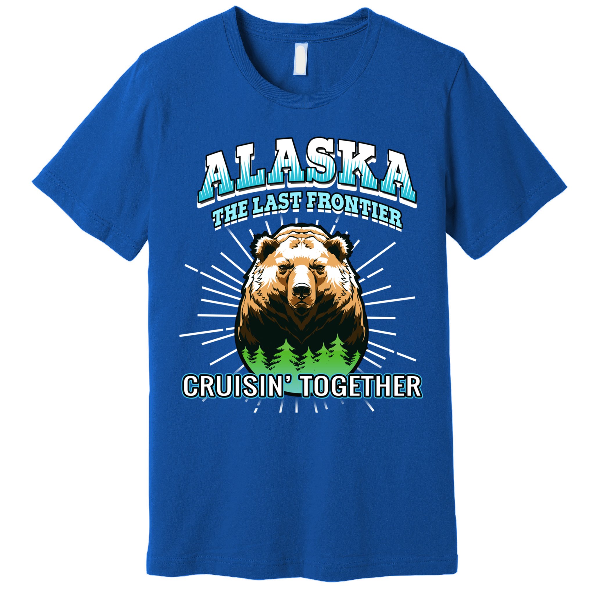 Alaska Last Frontier Family Group Trip Cruisin Together Cool Gift Premium T-Shirt