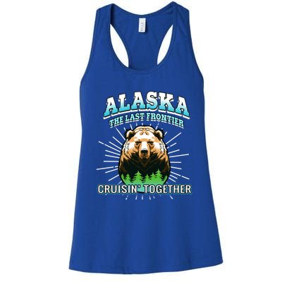 Alaska Last Frontier Family Group Trip Cruisin Together Cool Gift Women's Racerback Tank