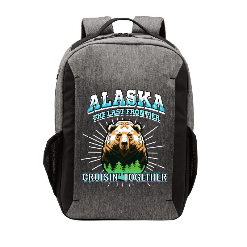 Alaska Last Frontier Family Group Trip Cruisin Together Cool Gift Vector Backpack