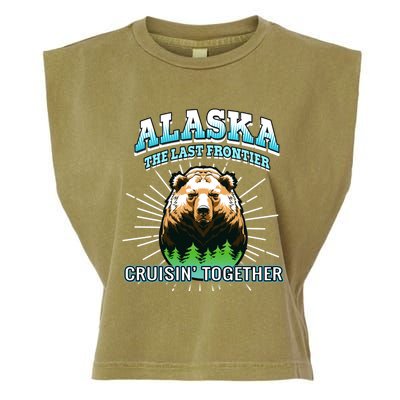 Alaska Last Frontier Family Group Trip Cruisin Together Cool Gift Garment-Dyed Women's Muscle Tee