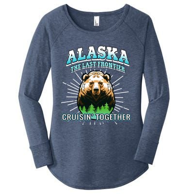 Alaska Last Frontier Family Group Trip Cruisin Together Cool Gift Women's Perfect Tri Tunic Long Sleeve Shirt