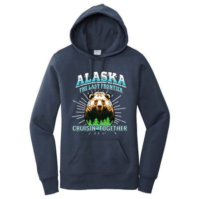 Alaska Last Frontier Family Group Trip Cruisin Together Cool Gift Women's Pullover Hoodie