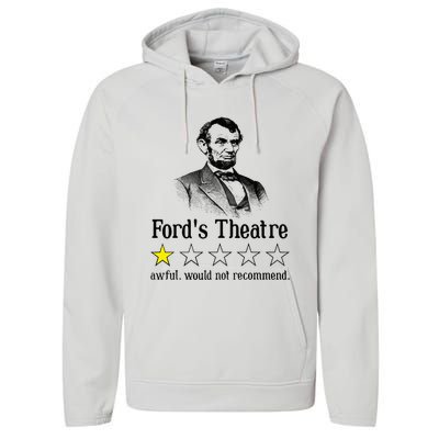 Abraham Lincoln Ford's Theatre Rating Performance Fleece Hoodie