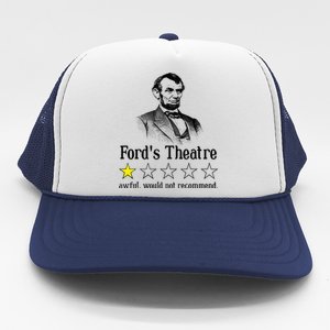 Abraham Lincoln Ford's Theatre Rating Trucker Hat