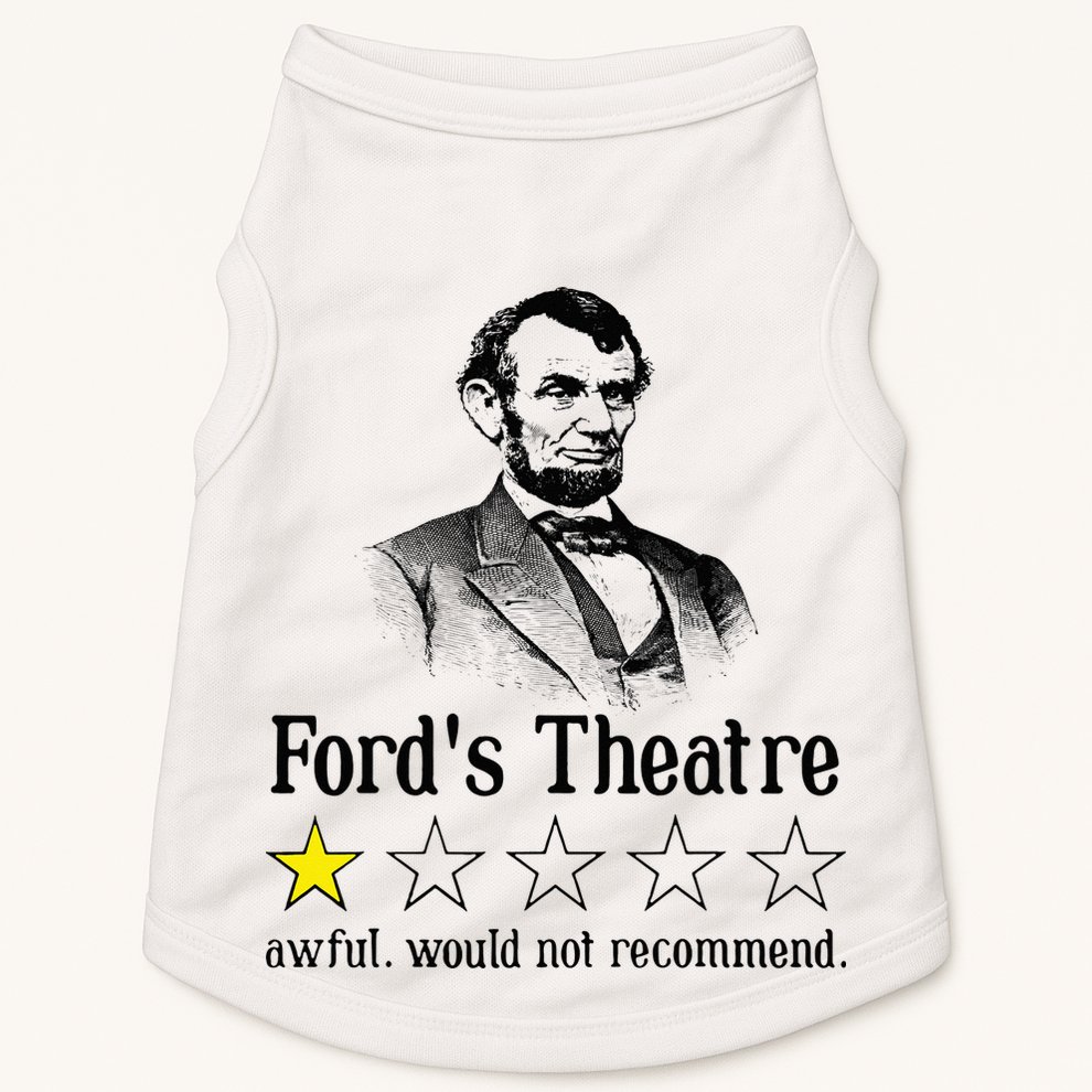 Abraham Lincoln Ford's Theatre Rating Doggie Tank