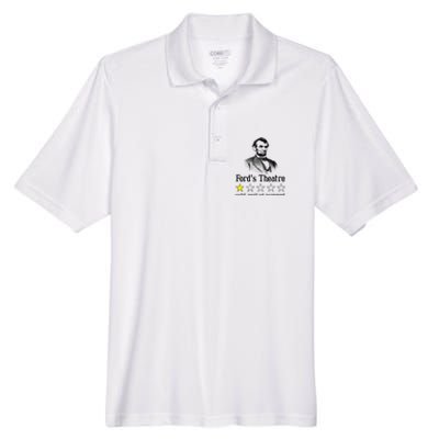 Abraham Lincoln Ford's Theatre Rating Men's Origin Performance Piqué Polo