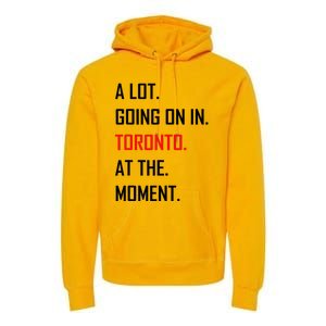 A Lot Going On In Toronto At The Moment Premium Hoodie