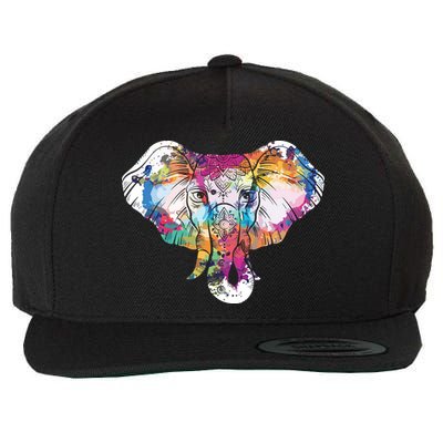 Animal Lover Gift Africa Safari Zoo Keeper Elephant Wool Snapback Cap