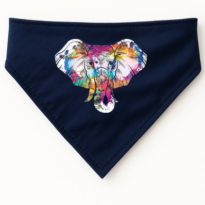 Animal Lover Gift Africa Safari Zoo Keeper Elephant USA-Made Doggie Bandana