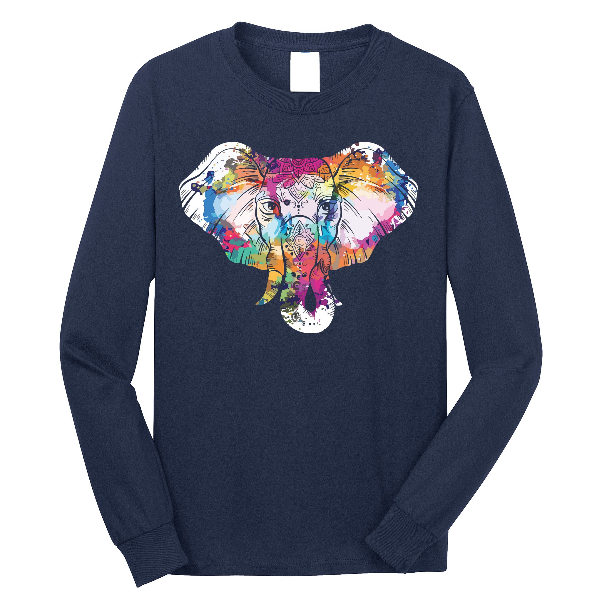 Animal Lover Gift Africa Safari Zoo Keeper Elephant Long Sleeve Shirt