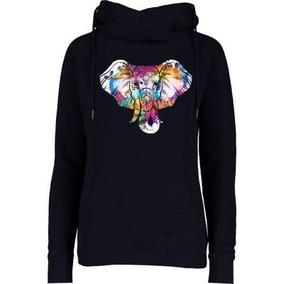 Animal Lover Gift Africa Safari Zoo Keeper Elephant Womens Funnel Neck Pullover Hood