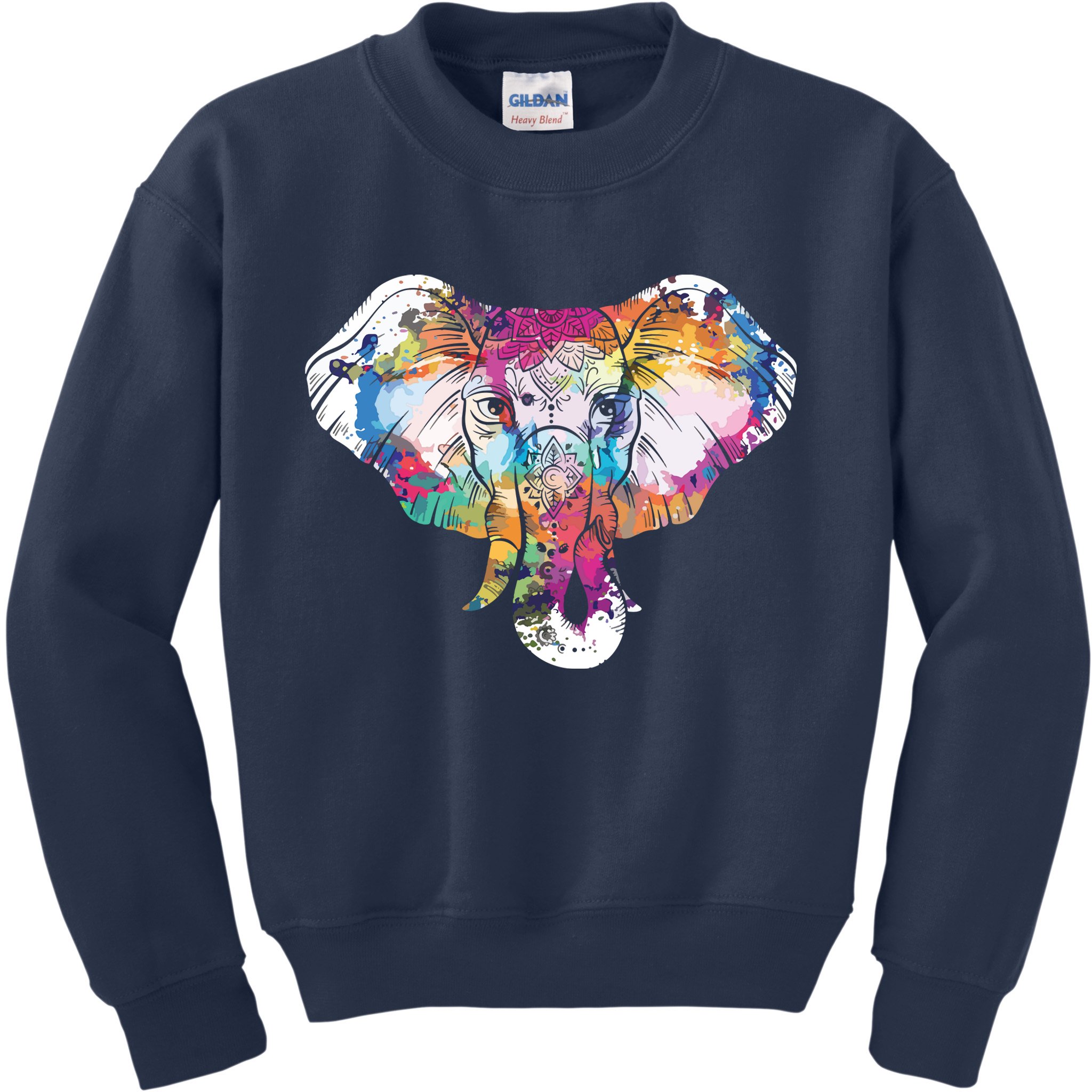 Animal Lover Gift Africa Safari Zoo Keeper Elephant Kids Sweatshirt
