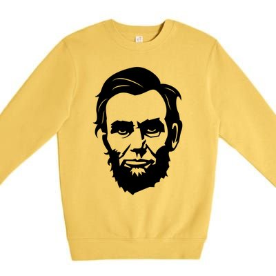 Abraham Lincoln Gift 16th American President America Usa Gift Premium Crewneck Sweatshirt