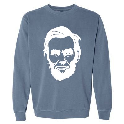 Abraham Lincoln Gift 16th American President America Usa Gift Garment-Dyed Sweatshirt