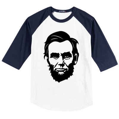 Abraham Lincoln Gift 16th American President America Usa Gift Baseball Sleeve Shirt