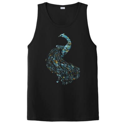 Animal Lover Gift Idea Zoo Keeper Proud Peacock PosiCharge Competitor Tank