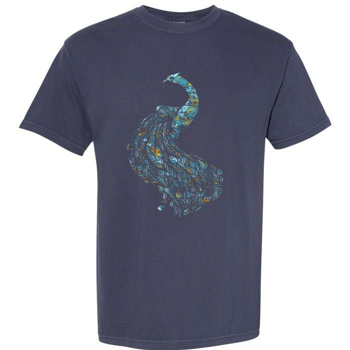 Animal Lover Gift Idea Zoo Keeper Proud Peacock Garment-Dyed Heavyweight T-Shirt