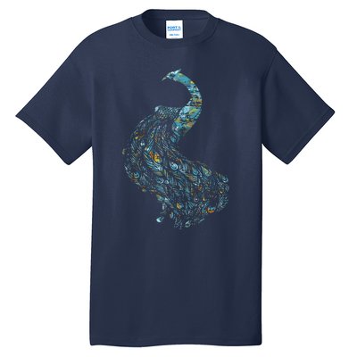 Animal Lover Gift Idea Zoo Keeper Proud Peacock Tall T-Shirt