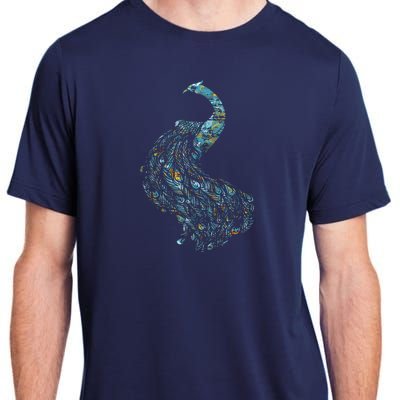 Animal Lover Gift Idea Zoo Keeper Proud Peacock Adult ChromaSoft Performance T-Shirt