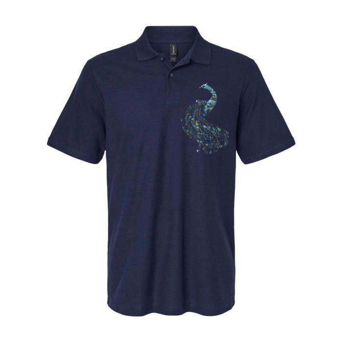 Animal Lover Gift Idea Zoo Keeper Proud Peacock Softstyle Adult Sport Polo