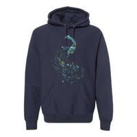 Animal Lover Gift Idea Zoo Keeper Proud Peacock Premium Hoodie