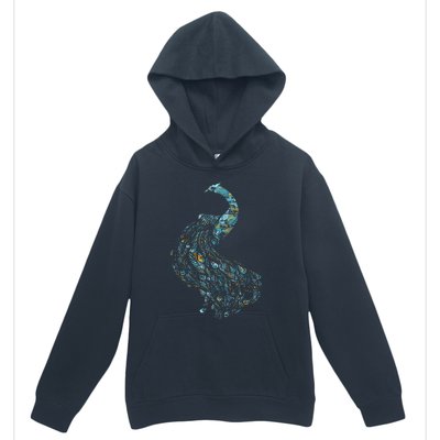 Animal Lover Gift Idea Zoo Keeper Proud Peacock Urban Pullover Hoodie