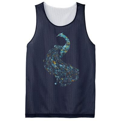 Animal Lover Gift Idea Zoo Keeper Proud Peacock Mesh Reversible Basketball Jersey Tank