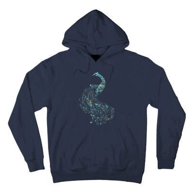 Animal Lover Gift Idea Zoo Keeper Proud Peacock Tall Hoodie