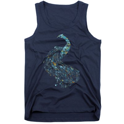 Animal Lover Gift Idea Zoo Keeper Proud Peacock Tank Top