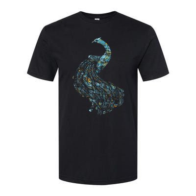 Animal Lover Gift Idea Zoo Keeper Proud Peacock Softstyle CVC T-Shirt