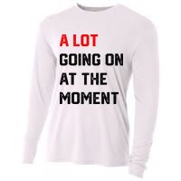 A Lot Going On At The Moment Cooling Performance Long Sleeve Crew