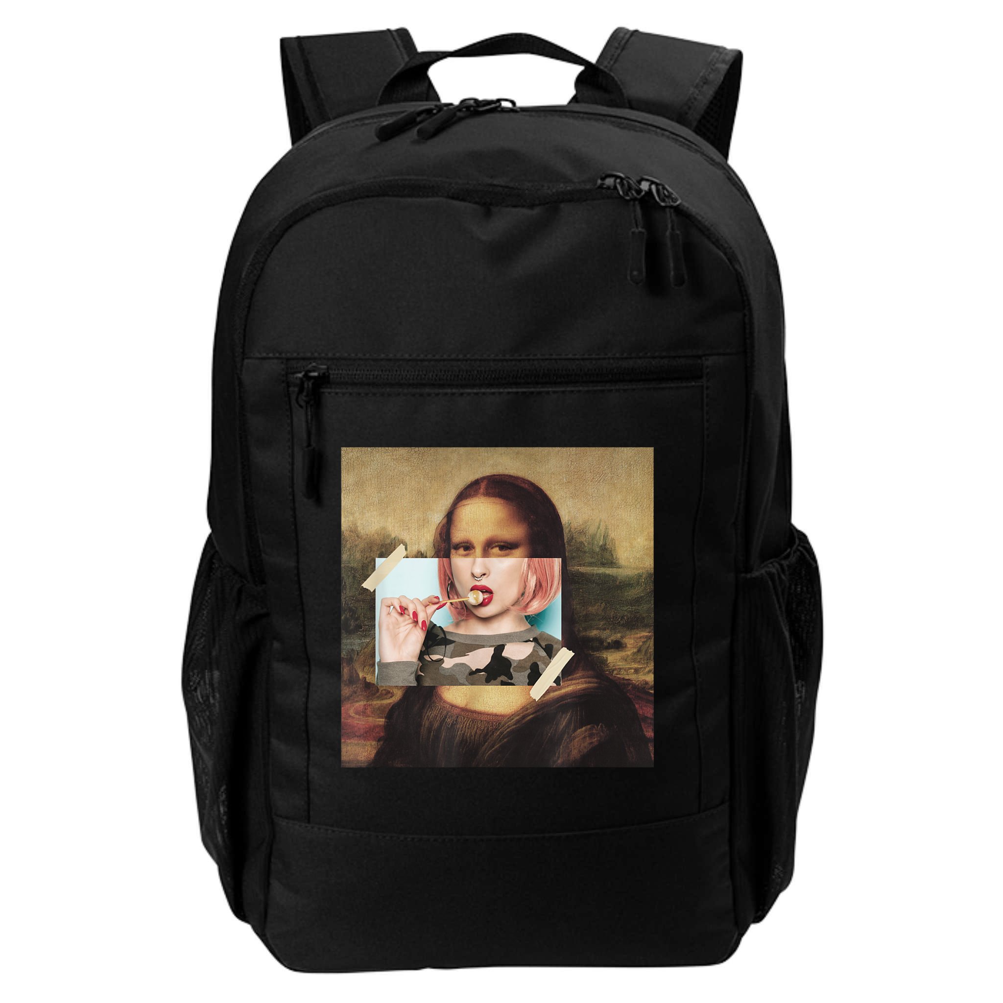 Aesthetic La Gioconda Mona Lisa E-Girl Pop Culture Backpack