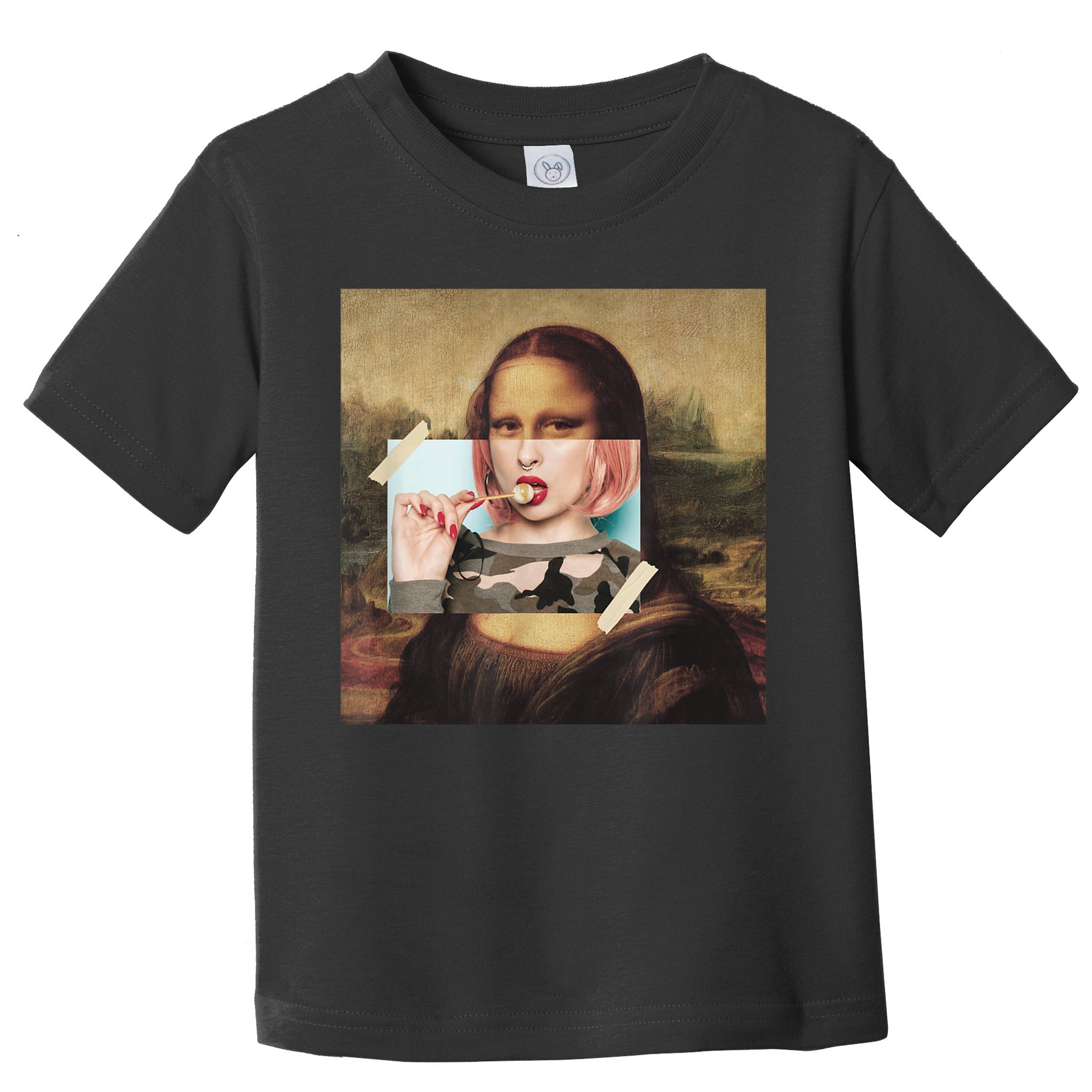 Aesthetic La Gioconda Mona Lisa E-Girl Pop Culture Toddler T-Shirt