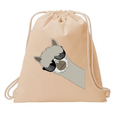 Alpaca Llama Gift Funny Cool Llama Deco Drawstring Bag