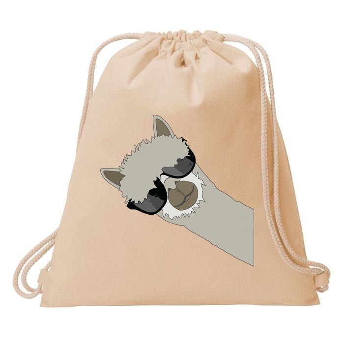 Alpaca Llama Gift Funny Cool Llama Deco Drawstring Bag