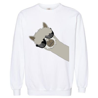 Alpaca Llama Gift Funny Cool Llama Deco Garment-Dyed Sweatshirt