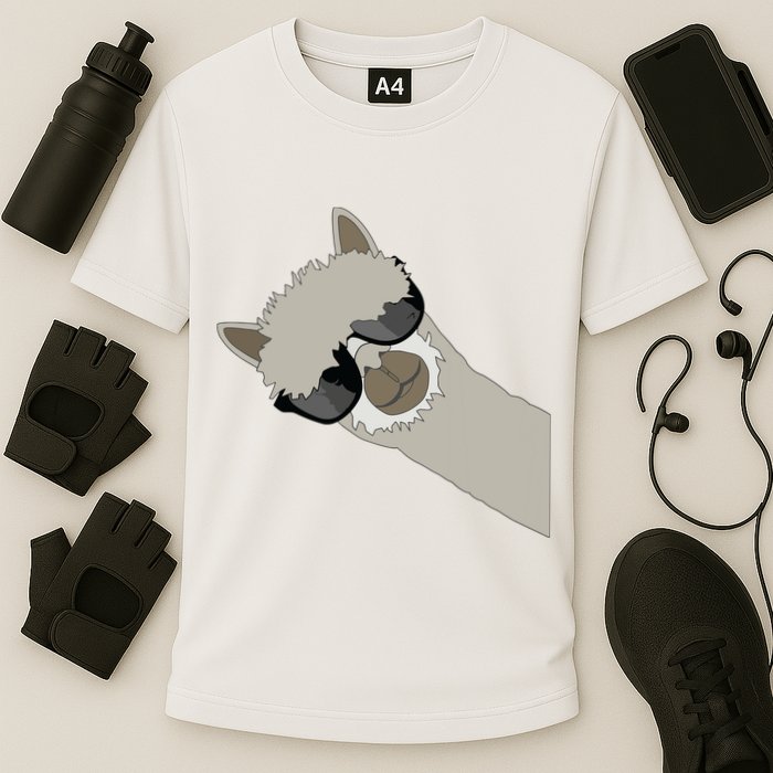 Alpaca Llama Gift Funny Cool Llama Deco Cooling Performance Crew T-Shirt