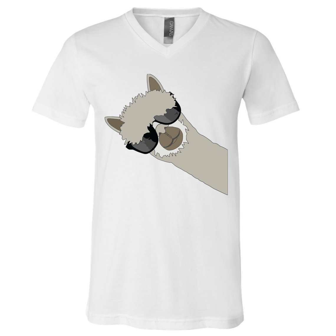 Alpaca Llama Gift Funny Cool Llama Deco V-Neck T-Shirt
