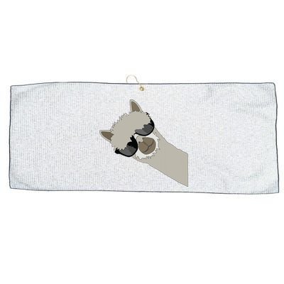 Alpaca Llama Gift Funny Cool Llama Deco Large Microfiber Waffle Golf Towel