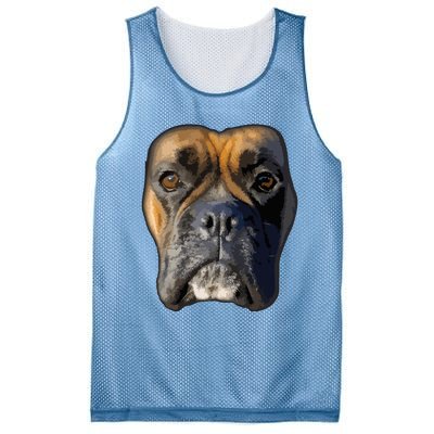 Animal Lover Gift Boxer Face Funny Dog Lovers Mesh Reversible Basketball Jersey Tank