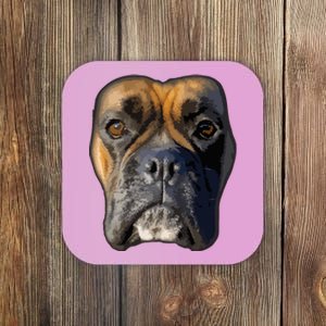 Animal Lover Gift Boxer Face Funny Dog Lovers Coaster