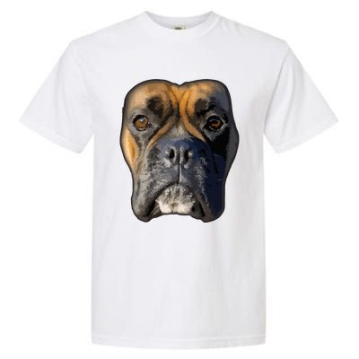 Animal Lover Gift Boxer Face Funny Dog Lovers Garment-Dyed Heavyweight T-Shirt