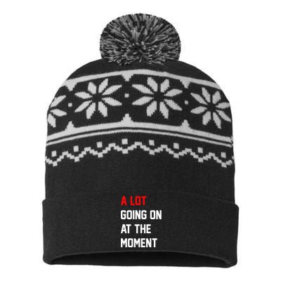 A Lot Going On At The Moment USA-Made Snowflake Beanie